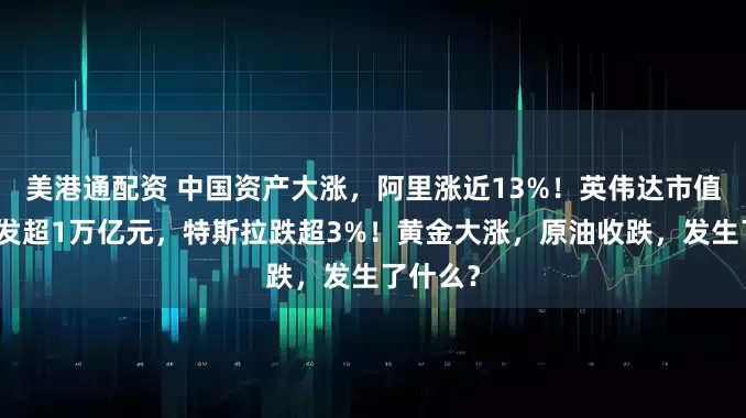 美港通配资 中国资产大涨，阿里涨近13%！英伟达市值一夜蒸发超1万亿元，特斯拉跌超3%！黄金大涨，原油收跌，发生了什么？